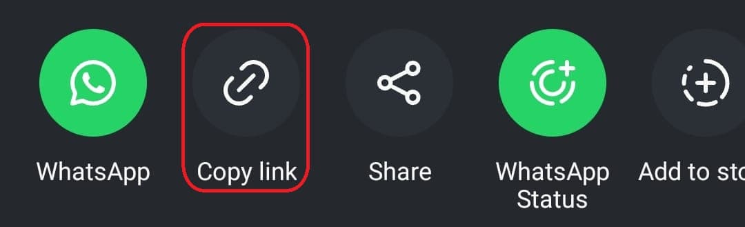 Find the Instagram post & copy the link